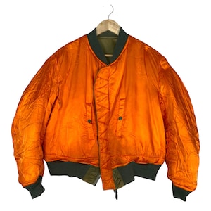 ¡¡Elección!! Chaqueta bomber antidisturbios Avirex MA1 de los 80, desteñida por el sol, chaqueta de vuelo con cremallera para hombre, talla grande imagen 11