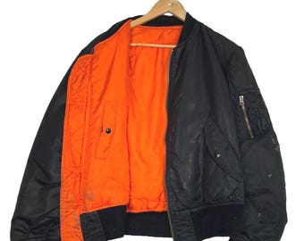 Vintage Alpha Industries Made in Usa MA1 Flight Jacket Size Vintage Alpha Industries Made in Usa MA1 Flight Jacket Size