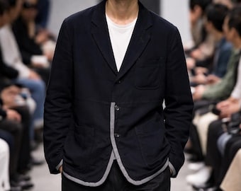 Comme Des Garcons Homme Chore Jacke, AD2001 Kultiges Design, Größe L