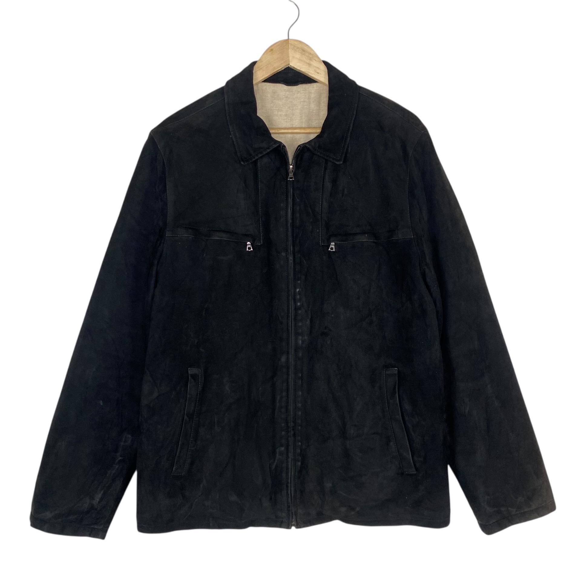 Ermenegildo Zegna Leather Jacket - Etsy