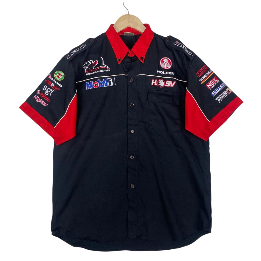 Holden Racing Team Motorsport WRC World Rally Car Black Button Shirt ...