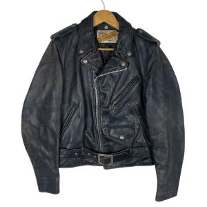 ジャケット・アウター schott leather jacket 36 black USA 576 | Waxy Cowhide Jacket – Schott N.Y.C.
