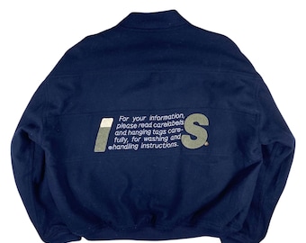 Vintage 80's Issey Miyake Care Label Bomber Jacket - Etsy