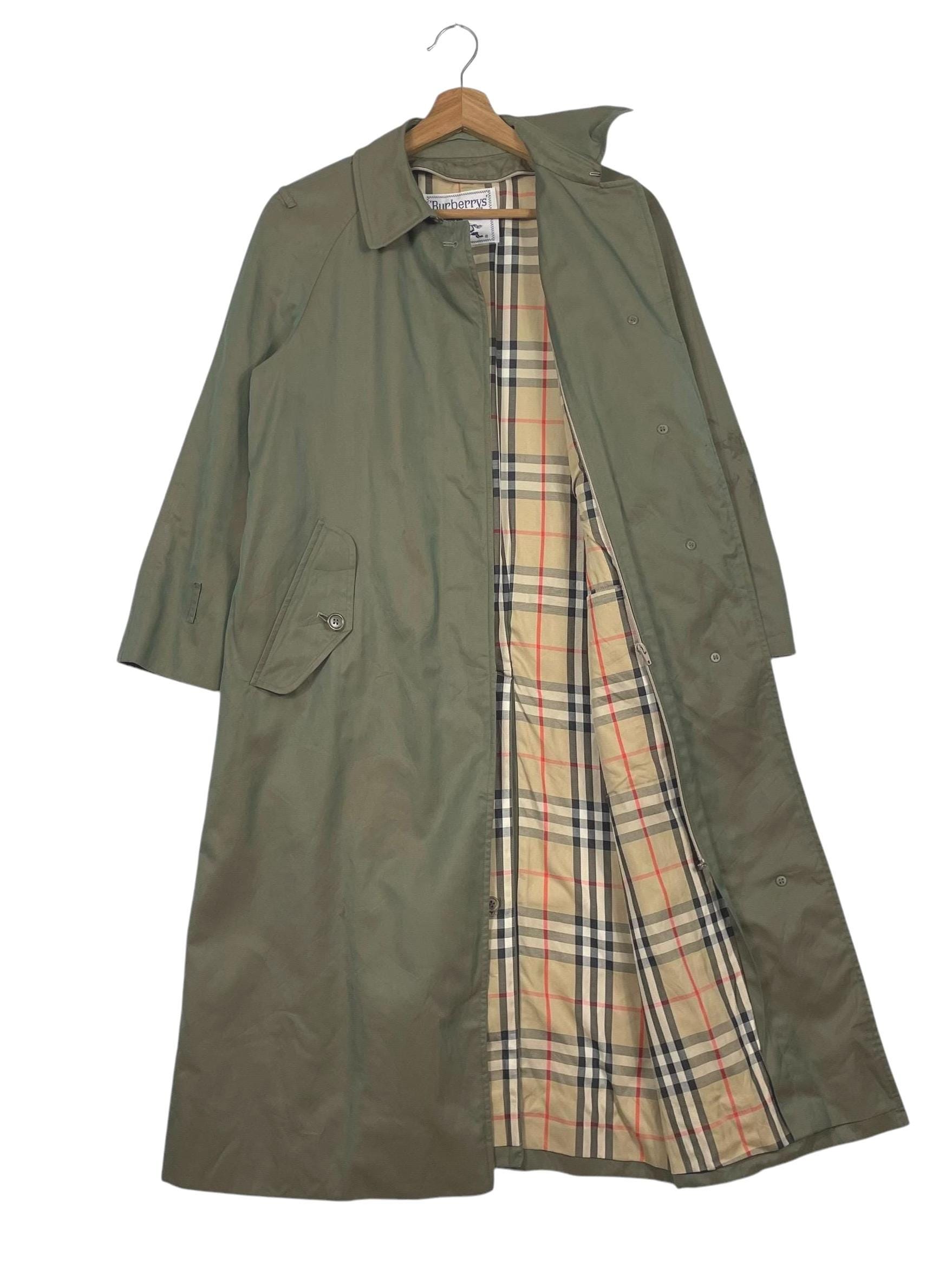 Burberry 80s Trench - Etsy Burberry 80s Trench - Etsy