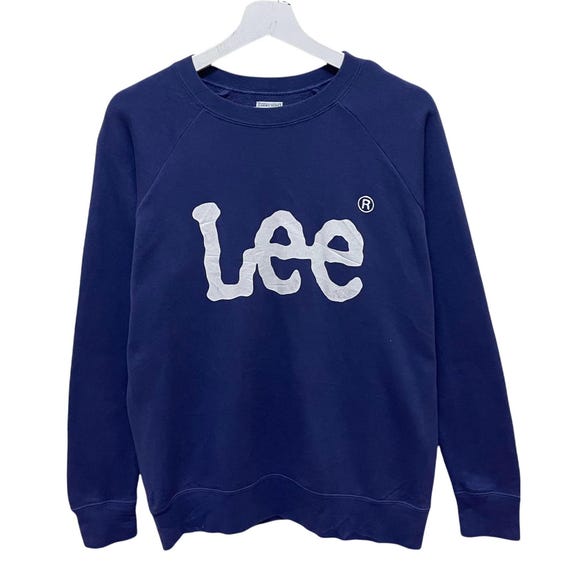 Pick!! Vintage 90s Lee Big Logo Sweater Lee Denim Jeans Sweatshirt 
