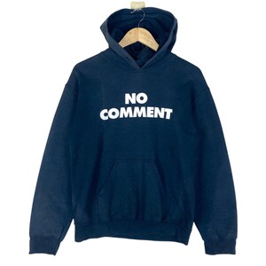Vintage Sub Pop No Comment Pullover Hoodie Grunge Band | Nirvana Soundgarden | 90s Fashion Size S