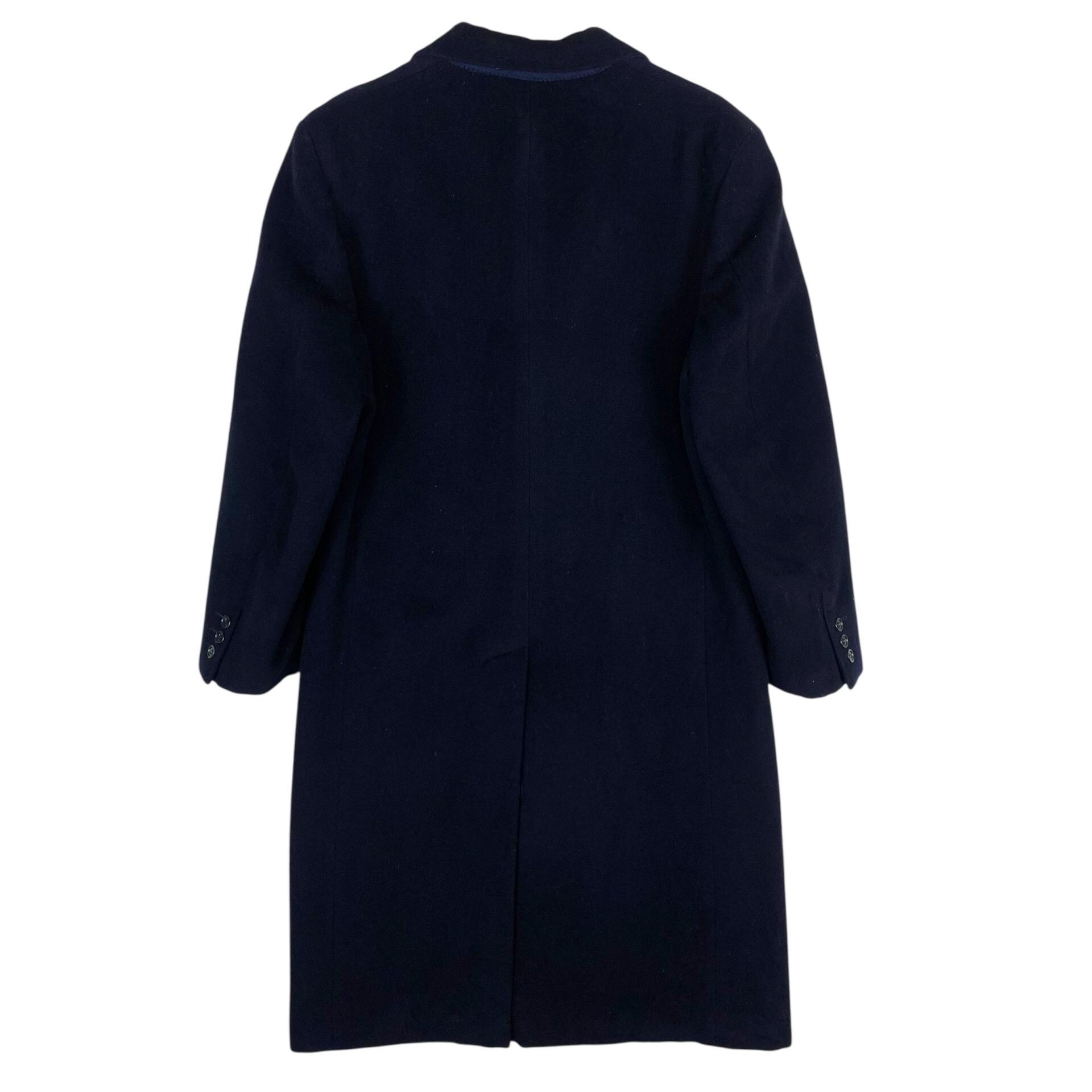 Christian Dior Monsieur Overcoat Wool Jacket Button Men Vintage