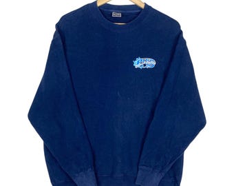 Sweat-shirt ras du cou hawaïen Aloha Surf des années 90, grand logo, taille L