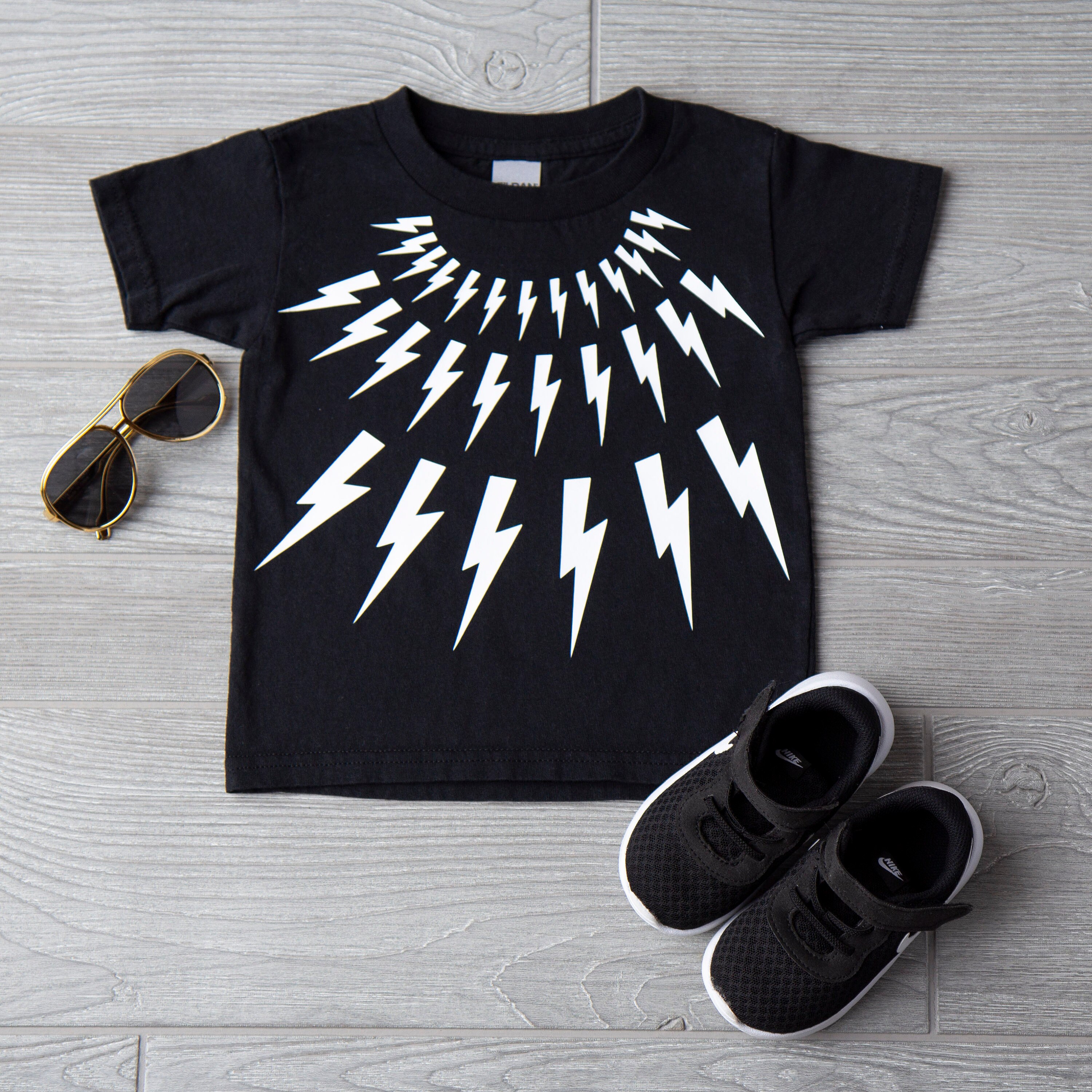 David Rose Lightning Bolt Toddler Shirt 