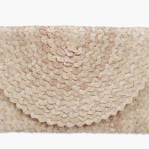 Bali Palm Leaf Rattan Clutch, Handgewebte handgemachte Tasche, Einzigartige Stroh Clutch, Tropische Geldbörse, Strand Hochzeit Clutch