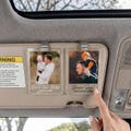 Personalized Fathers Day Gift for Dad, Drive Safe Daddy Visor Clip, Gifts for Boyfriend, Husband Sun Visor Clip, Acrylic Car Accessories