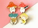 Little mushroom cartoon enamel pin hard pins lovely cute kawaii lapel Badge funny Pins for Backpacks Jeans birthday gift for her display 