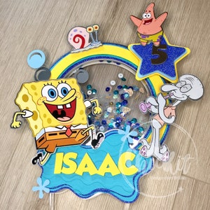 Sponge Bob Shaker Cake Topper with Light