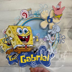 Sponge Bob Cake Topper  /  Sponge Bob Cake Decoration. / Sponge Bob Topper. / Sponge Bob Party