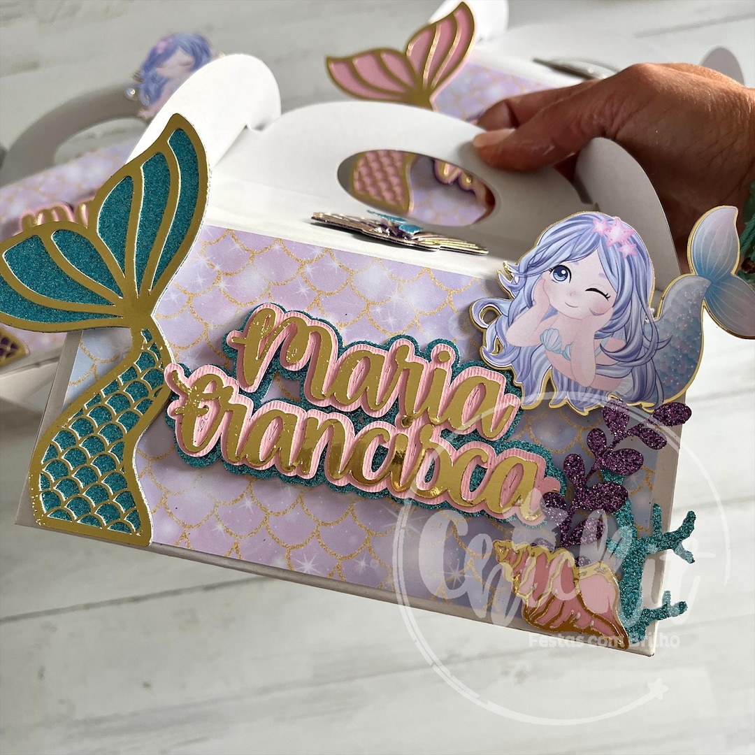 Personalized Mermaid Party Favor Boxes: Under the Sea Treat Box - Etsy