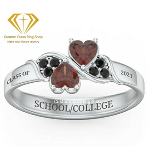 Custom Graduation Ring,Senior Class Ring,College Class Ring,School Ring,Class Rings,High School Class Ring,Graduation Gift semi-fine jewelry
