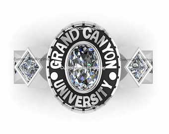 Silver925 Class Ring | Grand Canyon University, Graduation Gift