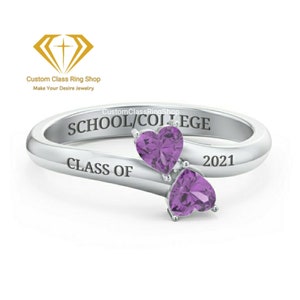 Custom Graduation Ring,College Class Ring ,College Class Ring,School Ring,Class Rings,Graduation Ring,Senior Class Ring,semi-fine jewelry