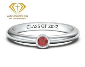 Een diamanten afstudeerring, afstudeercadeau, halffijne sieraden