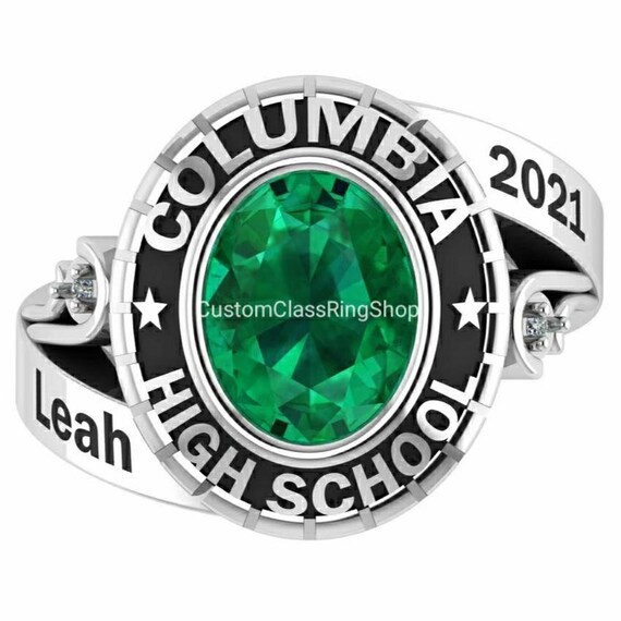 2025 UNIQUE Class Ring Semi fine Jewelry for Woman Graduation Ring