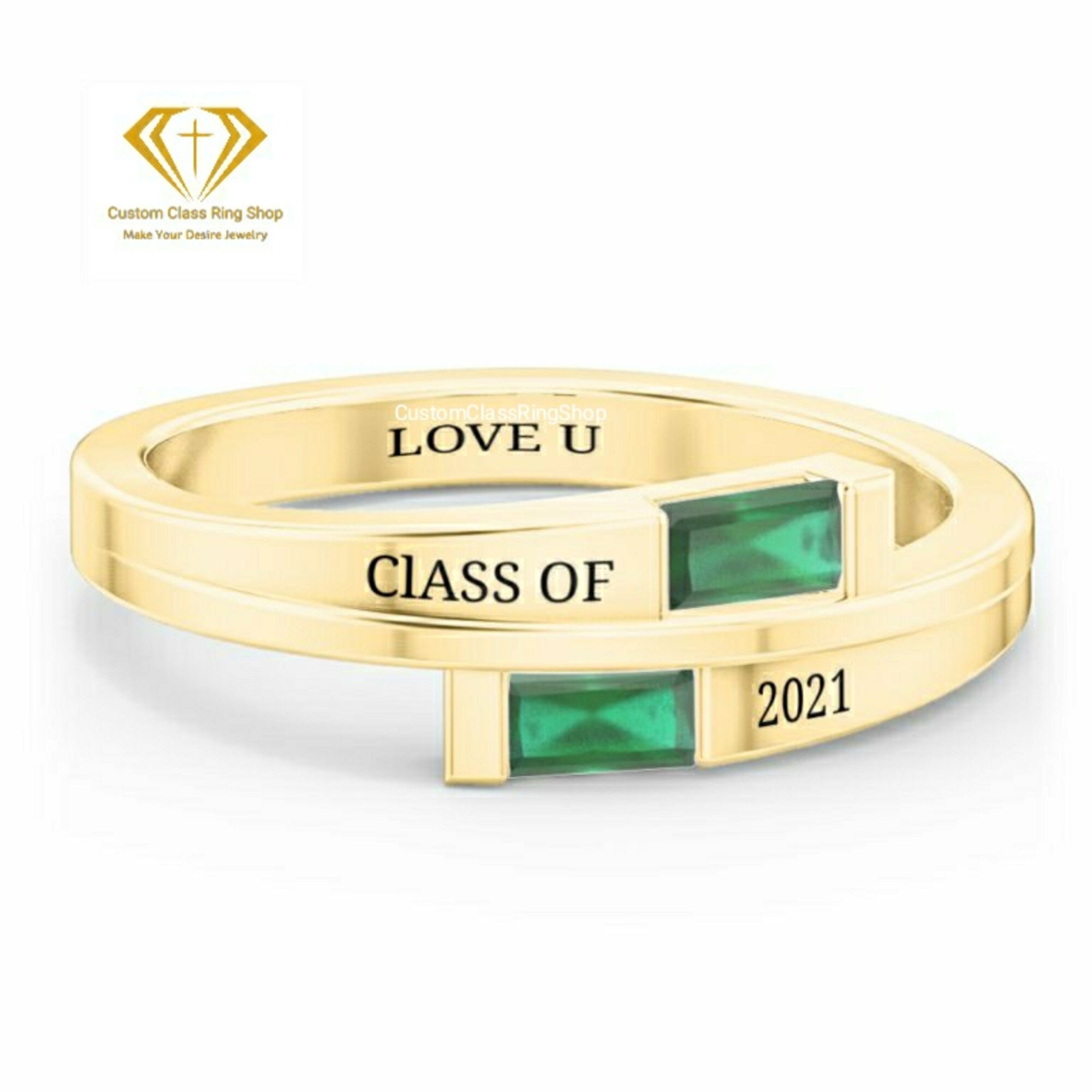 Lady Legend Class Rings Custom Class Ring for Woman | Graduation Ring Semi-fine Jewelry - Etsy