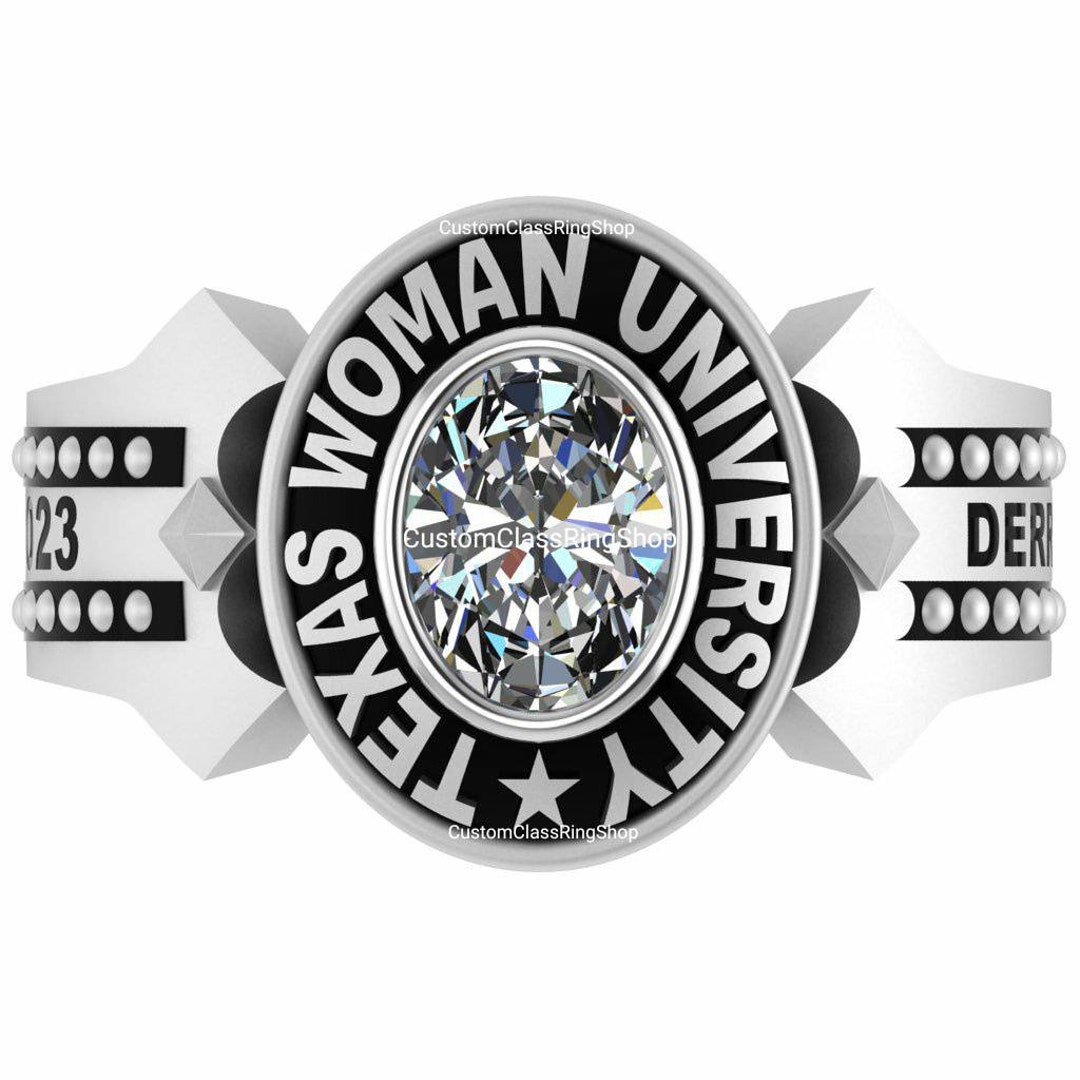 Customized Women’s Class Ring High School College University Senior ...