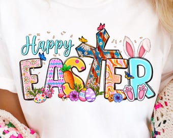 Happy Easter Cross Png, Christian Easter Png, He is Risen Png, Easter Day Png, Easter Sublimation,Easter Cross Png, Jesus Christ Png