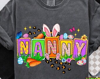 Eastern Nanny png sublimation design download, Bunny Design, Happy Easter Day png, Nanny png, western Nanny png,sublimate designs download