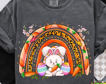 Easter rainbow png sublimation design download, Happy Easter Day png, Easter Day png, Happy Easter png,sublimate designs download
