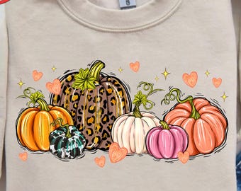 Diseño de sublimación de calabazas agradecidas (en formato PNG), calabaza (en formato PNG), calabaza de otoño (en formato PNG), camiseta de otoño (en formato PNG), descarga de sublimación de moda, sublimación de otoño