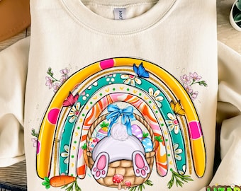 Easter rainbow png sublimation design download, Happy Easter Day png, Easter Day png, Happy Easter png,sublimate designs download