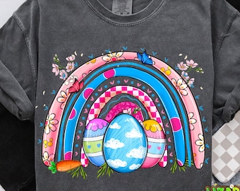 Easter Eggs Rainbow Png,Rainbow Happy Easter Day Png,Coquette Easter Bunny Png,Eggs Png,Bunny Png,Happy Easter png,Easter Day Png,Digtal Png