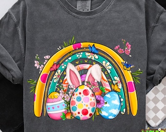 Easter Eggs Rainbow Png,Rainbow Happy Easter Day Png,Coquette Easter Bunny Png,Eggs Png,Bunny Png,Happy Easter png,Easter Day Png,Digtal Png