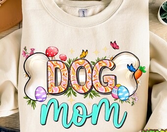 Easter Dog Mom png sublimation design download, Mother's Day png, western dog mom png, Easter Day png, sublimate designs download