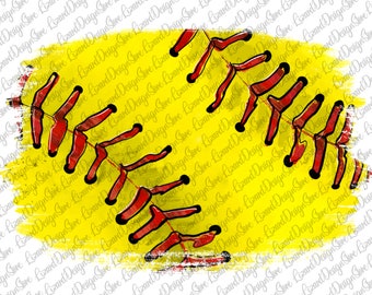 Distressed Softball Splash Frame Design, Background PNG Design, Softball Background, Softball Design, Softball Love, Sublimation Design