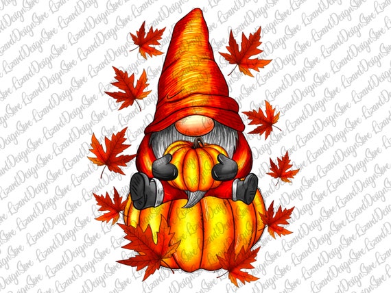 Fall Gnomes Png Sublimation Design, Fall Png, Autumn Png, Pumpkin Png, Thanksgiving Gnome Png, Autumn Leaves Png, Fall Color Png Downloads