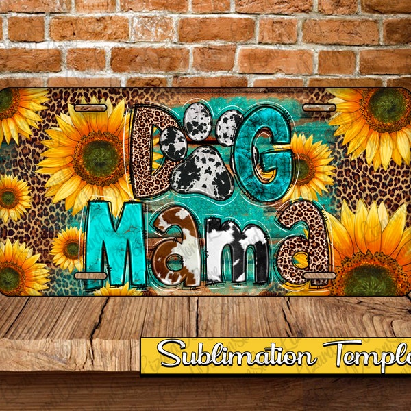 Dog Mama License Plate Png, Western Mama License Plate Png, Sunflower License Plate Png, Mom Plates Png Downloads, Western License Plate