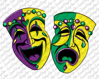 Mardi Gras Mask Png File, Hand Drawing, Mardi Gras Mask Png, Mardi Gras Png, Mardi Gras Sublimation Png, Funny Masks Png, Digital Download