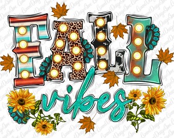 Fall Vibes Png, Sublimation Design, Fall Png, Pumpkin PNG, Thankful Png, Leopard Pumpkin, Fall Design, Instant Download, Digital Print