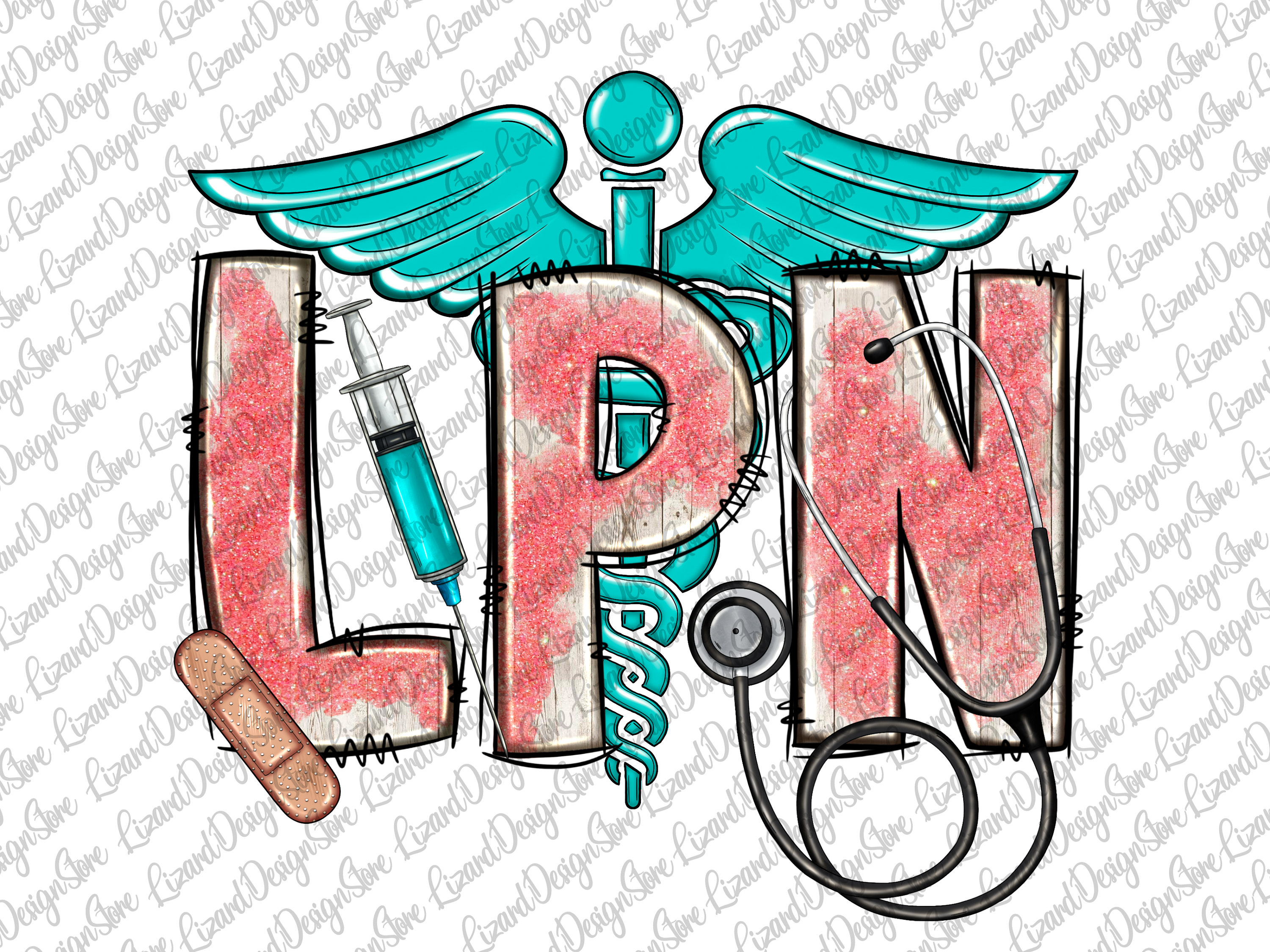 LPN Licensed Practical Nurse Png, Nurse Png, Pink Glitter Nurse Png, Nurse  Elementary Png Digital Downloads, Nurse Design Png,western Design - Etsy