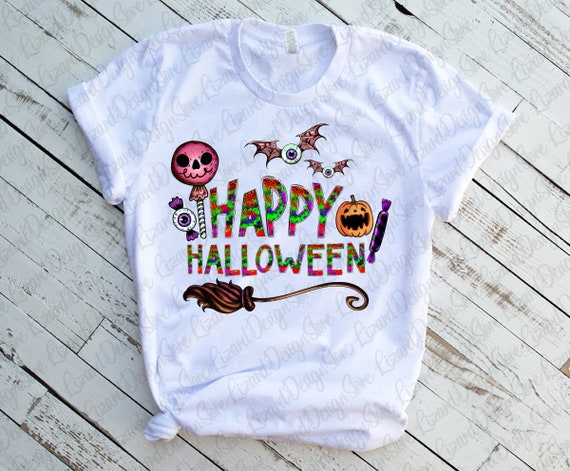 Happy halloween PNG Designs for T Shirt & Merch