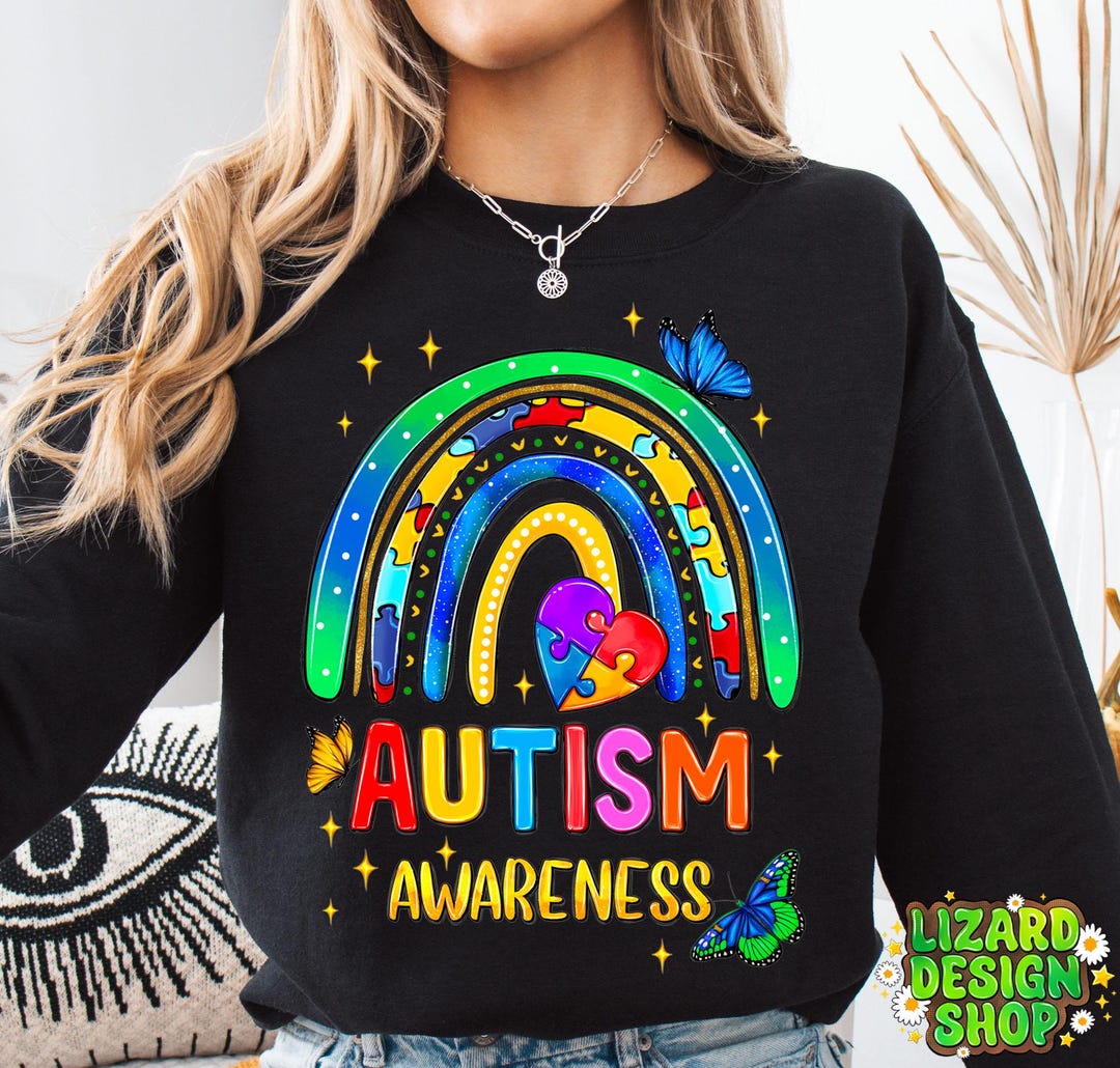 Autism Awareness Rainbow Png, Autism Awareness PNG, Infinity Symbol ...
