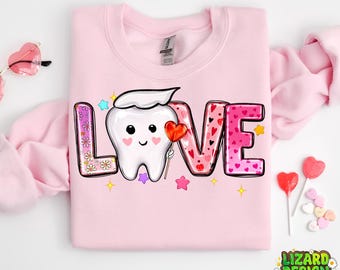 Valentinstag Zahnpflege Png Sublimationsentwurf, Valentinstag Png, Zahnarzt Png, Zahnarzt Png, Liebe Zahnarzt Png, Sublimationsentwurf