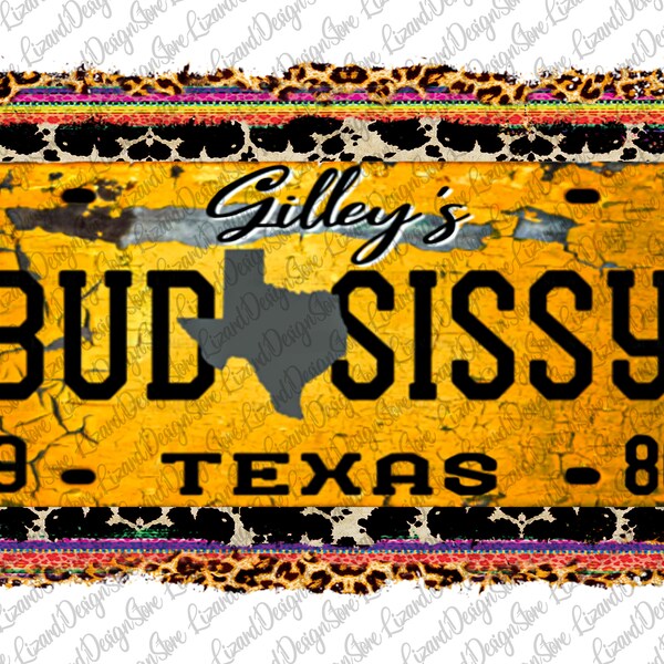 Bud and Sissy, Texas Western Urban, Cowhide Texas, Cheetah, Urban Cowboy, Digital Download, Western Png, Digital Design, PNG File