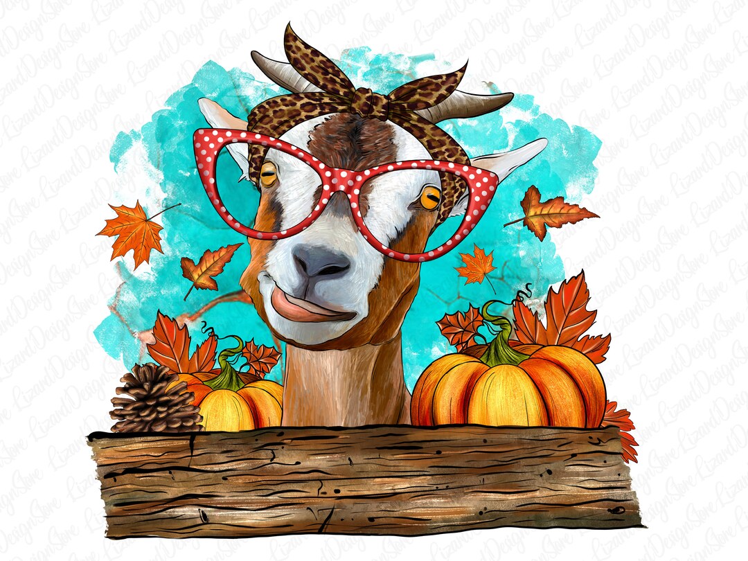 Fainting Goat Pumpkin Png Sublimation Design,fall Png,fall Vibes Png ...
