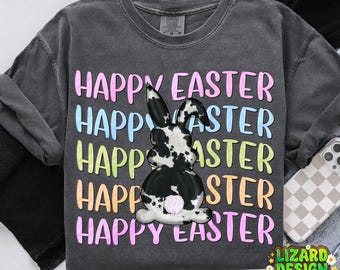 Happy Easter Bunny Png Sublimation Design, Easter Png, Happy Easter Png, Easter Bunny Png, Glitter Easter Day Png, Digital Download