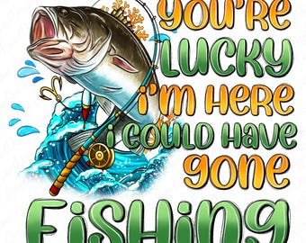私がここにいてくれてラッキーです。釣りに行けたのに。png、釣り png、漁師 png、魚 png、湖の生活 png、昇華デザインのダウンロード