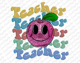 Teacher Apple Png Sublimation Design,Teacher Png ,Apple Png,Writing Png,Teacher Apple Png,Apple Clipart Png,Sublimation PNG,Digital Download