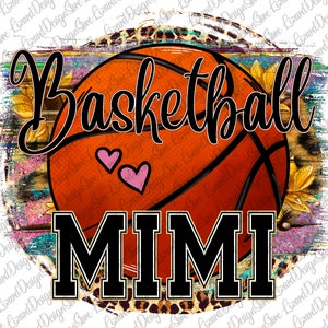 Basketball Mimi Png Sublimation Design Download Basketball Png Turqoise Gliter Digital download Leopard Basketball Mimi Design