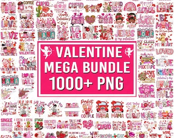 1000+ Valentines Png Bundle, Retro Valentine Png, Valentine's Day Png, Sublimate Design, Funny Valentine's Png, Bundle Designs, Digital PNG